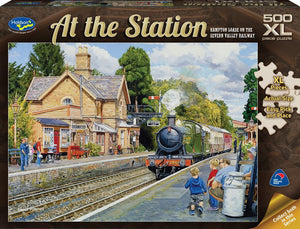 HOLDSON PUZZLE - AT THE STATION 500PC XL (HAMPTON LOADE ON THE SEVERN VALLEY RAILWAY)