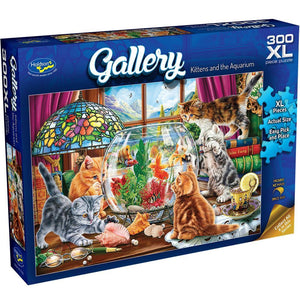 HOLDSON PUZZLE - GALLERY SERIES 9, 300 XL PC (KITTENS AND THE AQUARIUM)