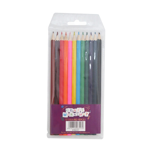 Colour Pencils 12pc 17.8cm Craft