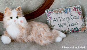 ageless innovations companion pet/orange tabby cat