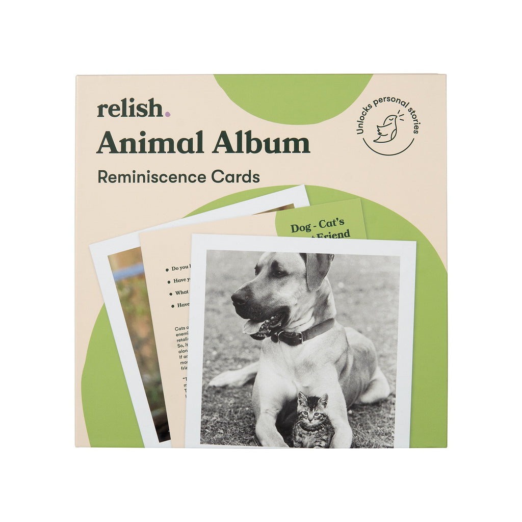 animals album timeslide™ reminiscence cards