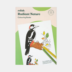 radiant nature colouring books