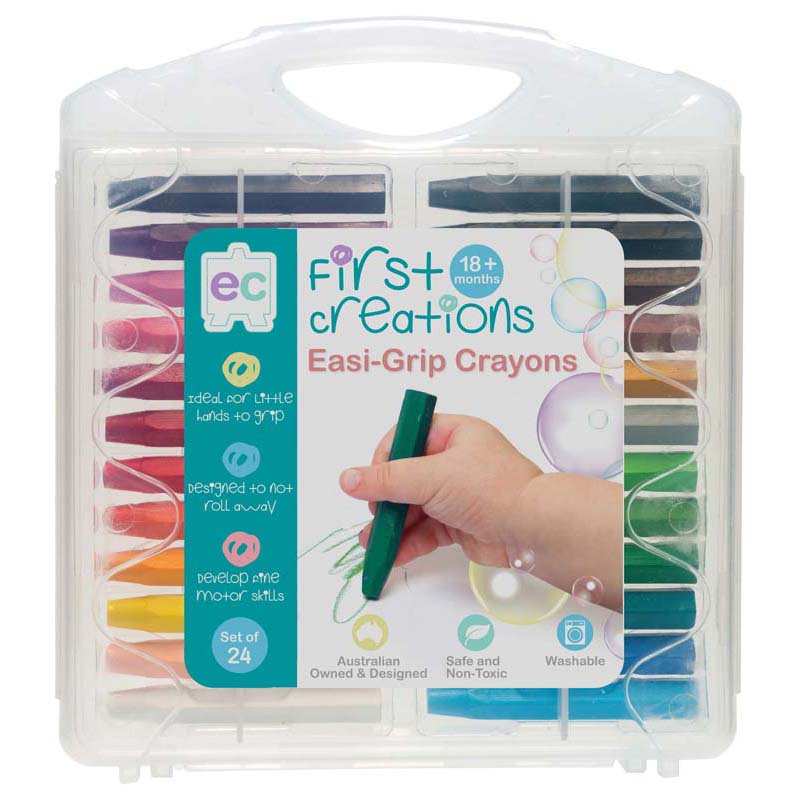 easi-grip crayons set 24
