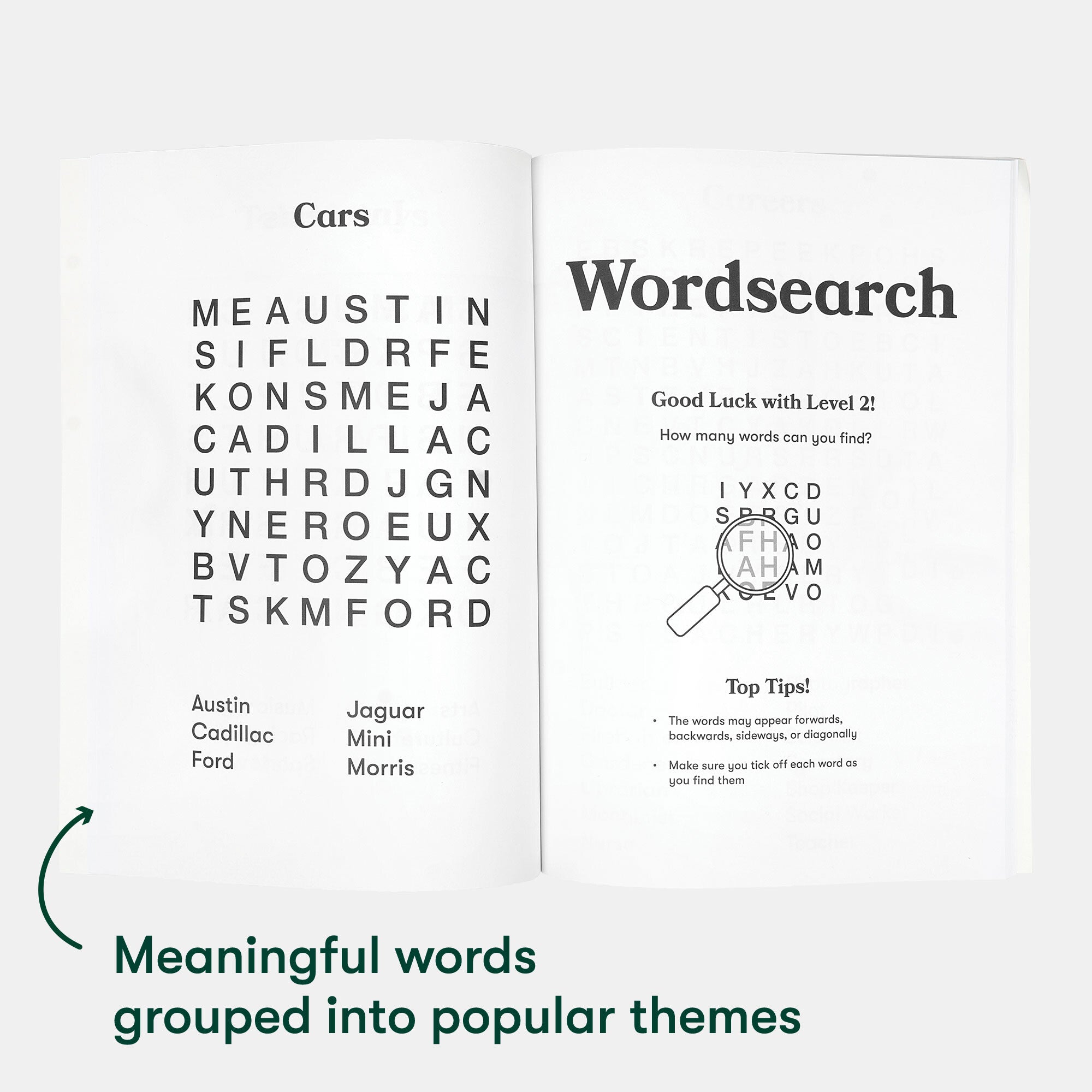 wordsearch level 1 & 2