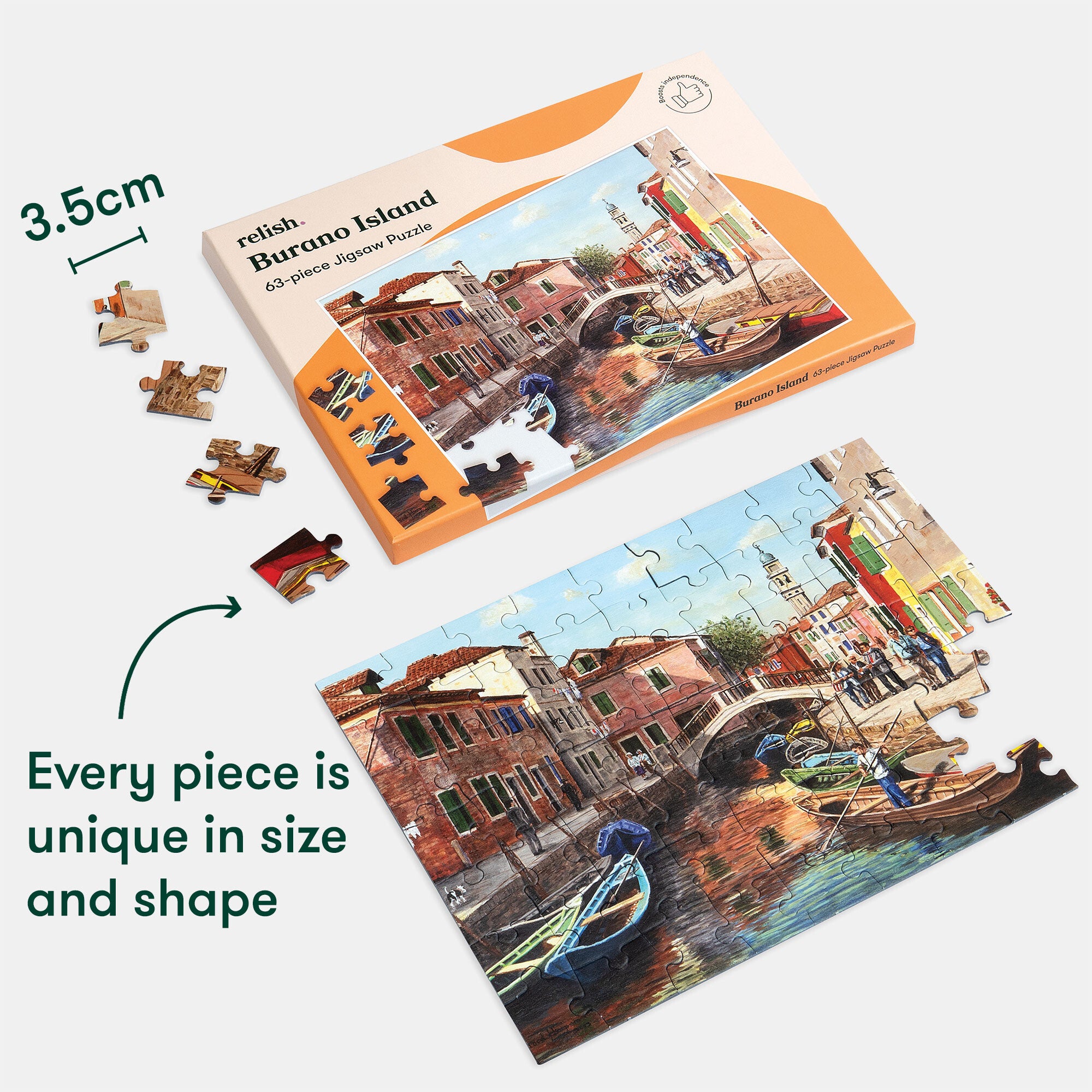 burano island 63-piece puzzle