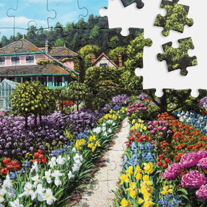 monet's garden 63 piece puzzle