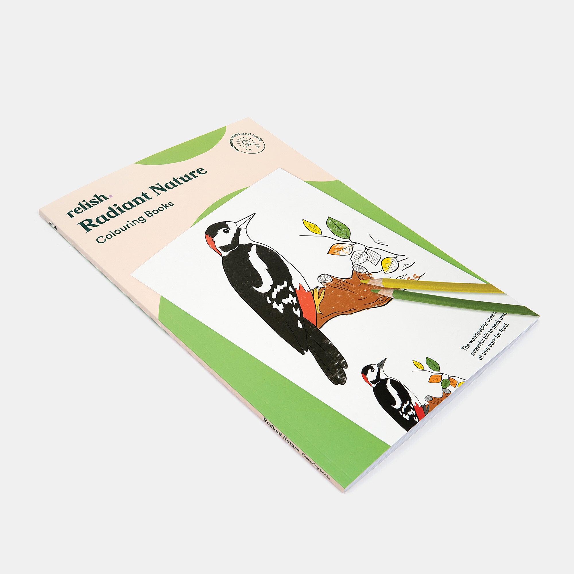 radiant nature colouring books
