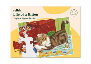 life of a kitten 13 piece puzzle
