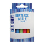 dustless coloured chalk 12pc