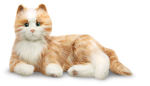 ageless innovations companion pet/orange tabby cat