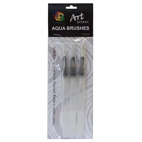 art extra aqua brushes set of 3