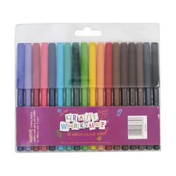 craft felt pens 18pc colour